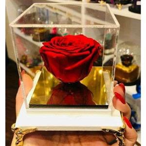 باکس گل رز شیشه ای a1037