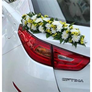 گل داوودی برای ماشین عروس 4095