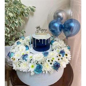 هدیه با گل و بادکنک برای خواهر 8218