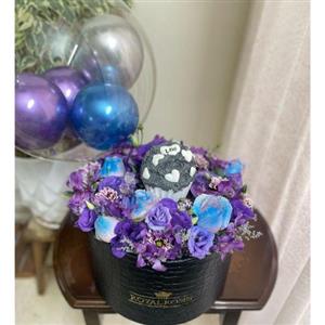 گل بادکنک کیک برای نوزاد 8223