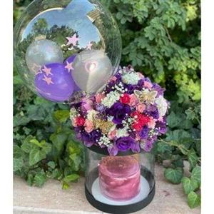 پک گل کیک و بادکنک 8143