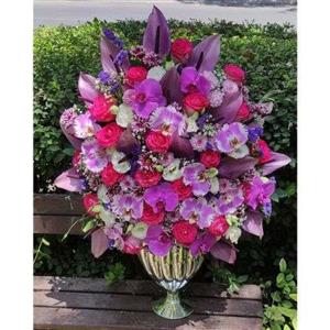 جام گل بله برون کریستال 9100