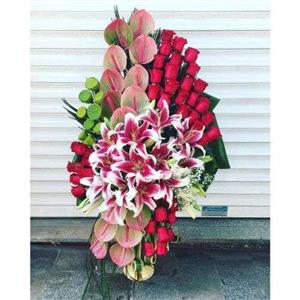 جام گل نامزدی پایه دار 9148