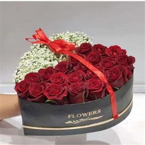گل رز قرمز مخملی a760