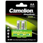 Camelion AlwaysReady 2500mAh New-Design Rechargeable AA Battery Pack of 2