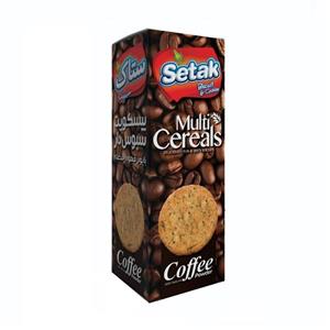 بیسکوییت سبوس دار چند غله قهوه ستاک - 300 گرم
