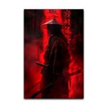 تابلو شاسی گوفی مدل سامورایی ژاپنی خفن طرح Samurai japan Poster کد RD32