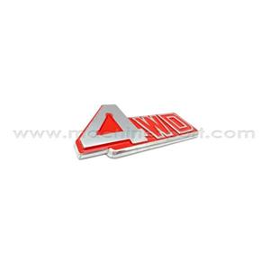 آرم 4WD چهار چرخ متحرک خودروهای دو دیفرانسیل سایز 11.7 سانت قرمز