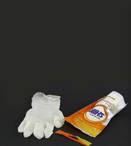 دستکش لاتکس ۱۰ تایی ساندیسی شیک (کارتن ۵۰ بسته )