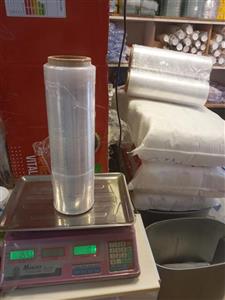 سلفون (استرچ مبل) عرض ۳۸ ضخامت ۱۲ میکرون (وزن ۲.۲۵۰ گرم)سلفون اسباب کشی