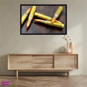 تابلو بکلیت طرح فشنگ تفنگ مدل B-bu2715