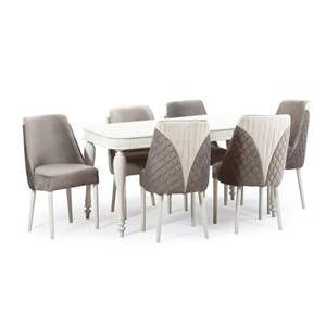 نهارخوری 6 نفره مدل چستر کد 145