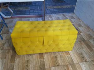 پاف 2نفره مدل چستر باکسدار سایز 120 کد 15