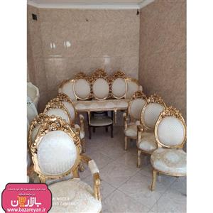مبل کلاسیک 9 نفرهجلومبلی و عسلی کد 3656 