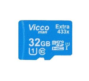 کارت حافظه microSDHC ویکومن مدل Extra 433X کلاس 10 استاندارد UHS-I U1 سرعت 65MBps ظرفیت 32 گیگابایت 