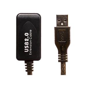 کابل افزایش طول USB 2.0 وی نت مدل V-CUE20250 طول 25 متر -