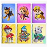 دفتر زبان 50 برگ خندالو مدل دو خط طرح سگ های نگهبان (Paw Patrol) کد 301 مجموعه 6 عددی