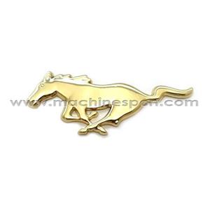 آرم فورد موستانگ Mustang طلایی رنگ 11 سانتی