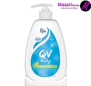 شوینده سر و بدن کودک کیووی Gentle Wash حجم 500 میلی لیتر 