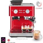 اسپرسو ساز نیمه اتوماتیک با آسیاب کیچن اید آمریکا KitchenAid Halbautomatische Espressomaschine mit Kaffeemühle - Liebesapfelrot 5KES6551ECA