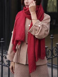 شال موهر پولک دار زنانه کد 200