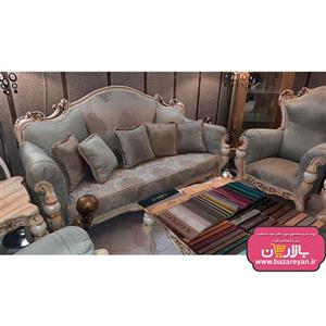 مبل کلاسیک 7 نفره مدل نایسجلومبلی و عسلی