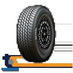 لاستیک واکایاما چین سایز 285/60R18 طرح گل VK840