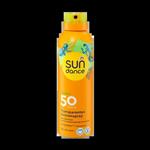 اسپری ضد آفتاب شفاف سان‌دنس SPF 50 حجم 200 میلی‌لیتر