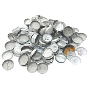 پوکه دکمه طرح پشت فلزی کد 10mm مجموعه 500 عددی