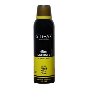 اسپری بدن مردانه استریکس مدل lacoste حجم 200 میلی لیتر