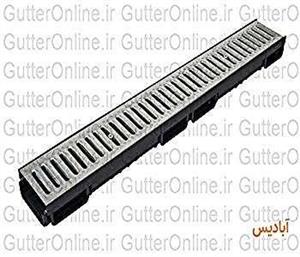 گاتر 13 عمق 6 با درپوش استنلس استیل آبادیس مشکی