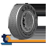 لاستیک بارز سایز 385/65R22.5 طرح گل HT870