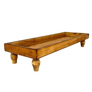 سینی سرو مدل رایزر چوبی پایه دار مستطیل کد RZ05