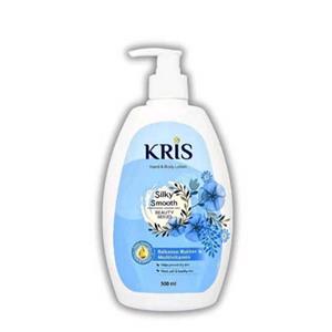 لوسیون مرطوب کننده دست و بدن مدل  SILKY SMOOTH  کریس KRIS حجم 500 میل
