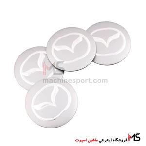 آرم کاپ رینگ طرح مزدا Mazda نقره ای