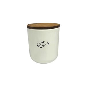بانکه مدل جا ادویه ای سرامیکی طرح تکست کد 16