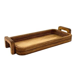 سینی مدل دسته دار چوبی کد SN051