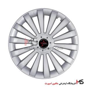 قالپاق اسپرت پلاتین نقره ای تک عددی سایز 13