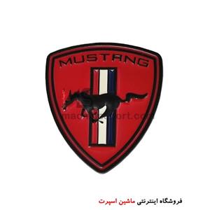 لوگو فورد موستانگ قرمز 6*5.5سانت