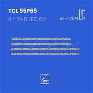 بکلایت تلویزیون تی سی ال 55P65