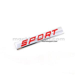 آرم اسپرت Sport سایز 9.3 سانت قرمز