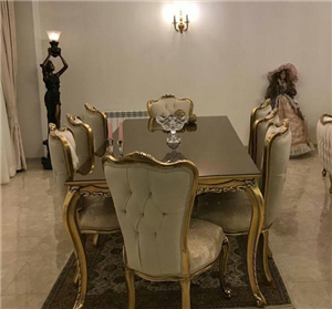 نهارخوری کلاسیک ست مبل مدل زمرد 6 نفره