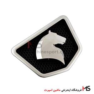 آرم اسب جلو پنجره سمند سورن خاری