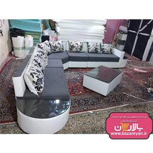 مبل ال 7 نفره اقتصادیمیز وسط مدل کمجا رنگبندی متنوع