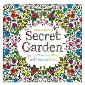 دفتر رنگ آمیزی 15 برگ مدل Secret Garden