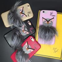 قاب ژله ای Fendi Owl Rabbit Fur Case for Apple iPhone 6 Plus 