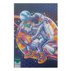 دفتر مشق 60 برگ نوین مدل فضانورد کد 001