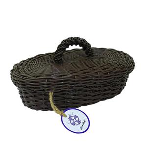 سبد حصیر بافی ارغوان سازان مدل زمرد کد 002