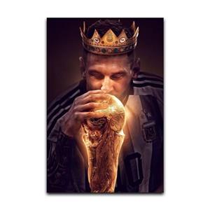 تابلو شاسی گوفی مدل لیونل مسی بازیکن فوتبال و جام جهانی Messi World Cup Football کد CRWN45