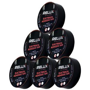 نوار چسب برق رلوکس مدل 06 عرض 15 میلی متر مجموعه 6 عددی